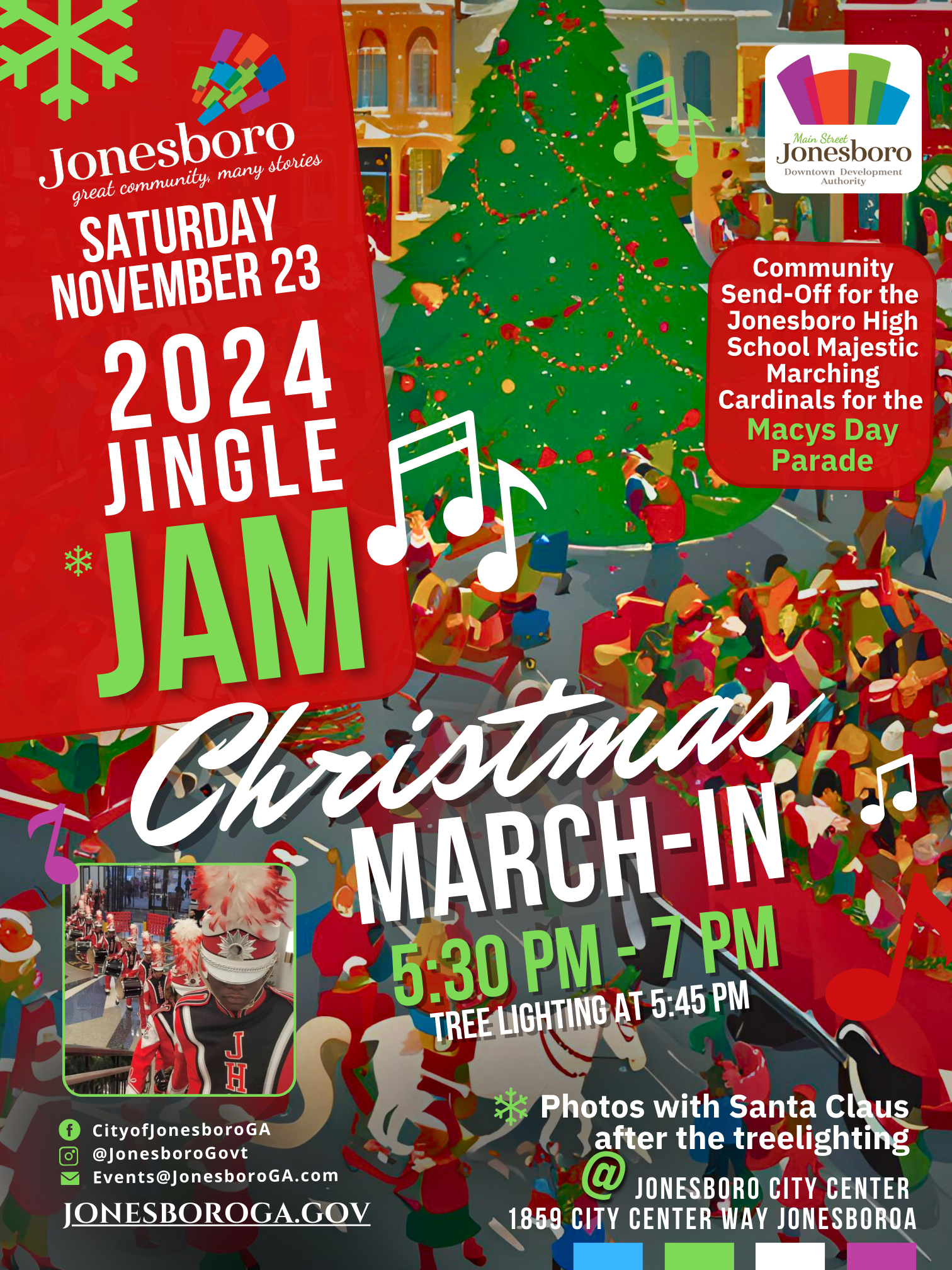 Jingle Jam March In and Tree Lighting